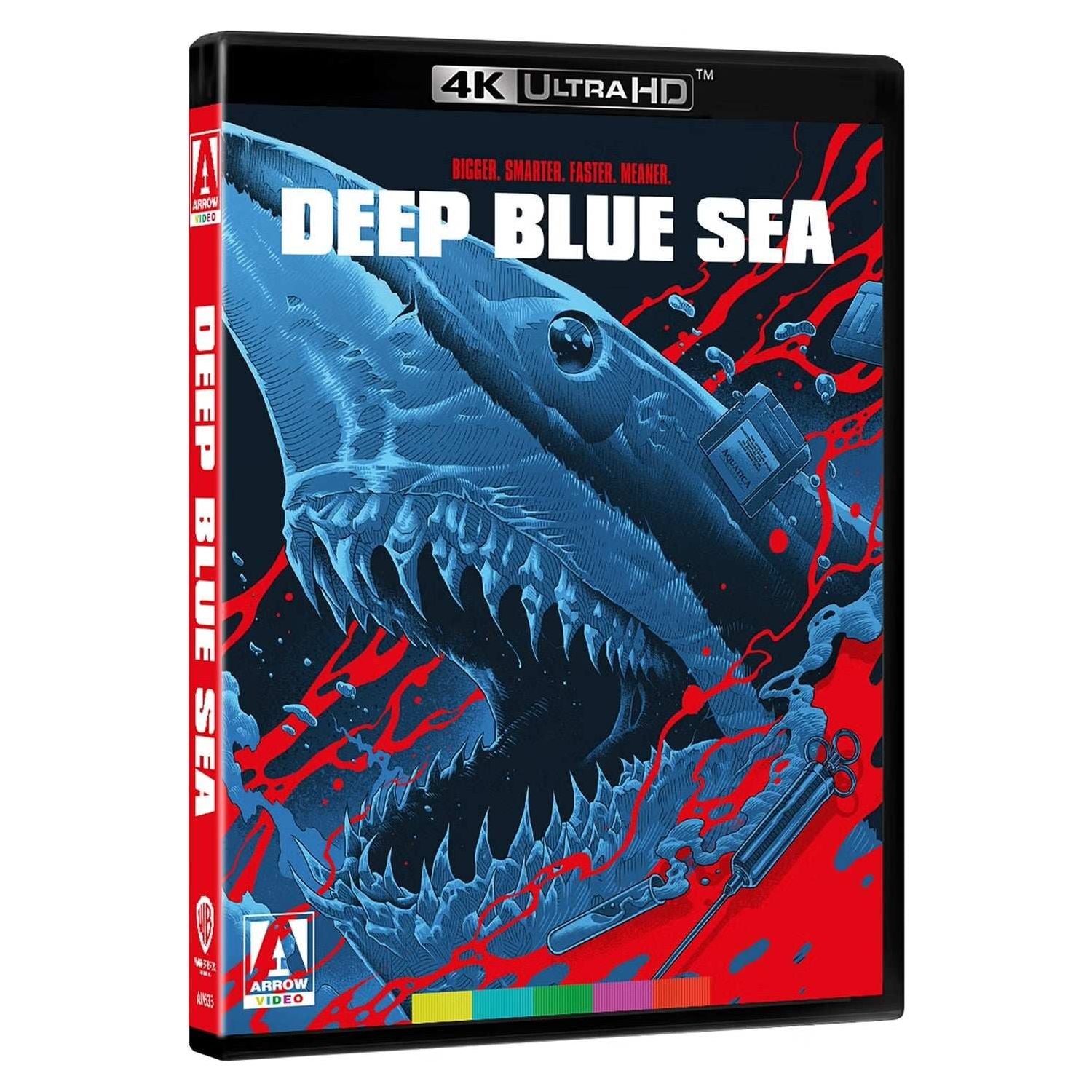 Deep Blue Sea 4K UHD Blu-ray pre-order with slipcase and extras.