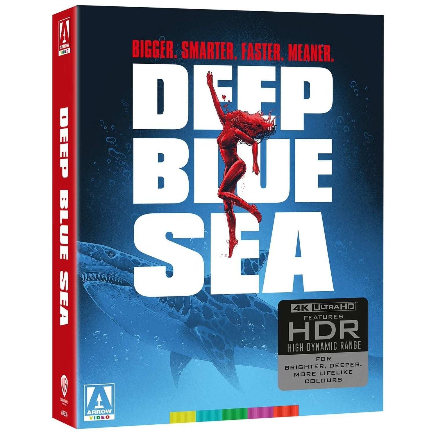 PRE-ORDER: Deep Blue Sea 4K UHD with Rigid Slipcase and Extras.