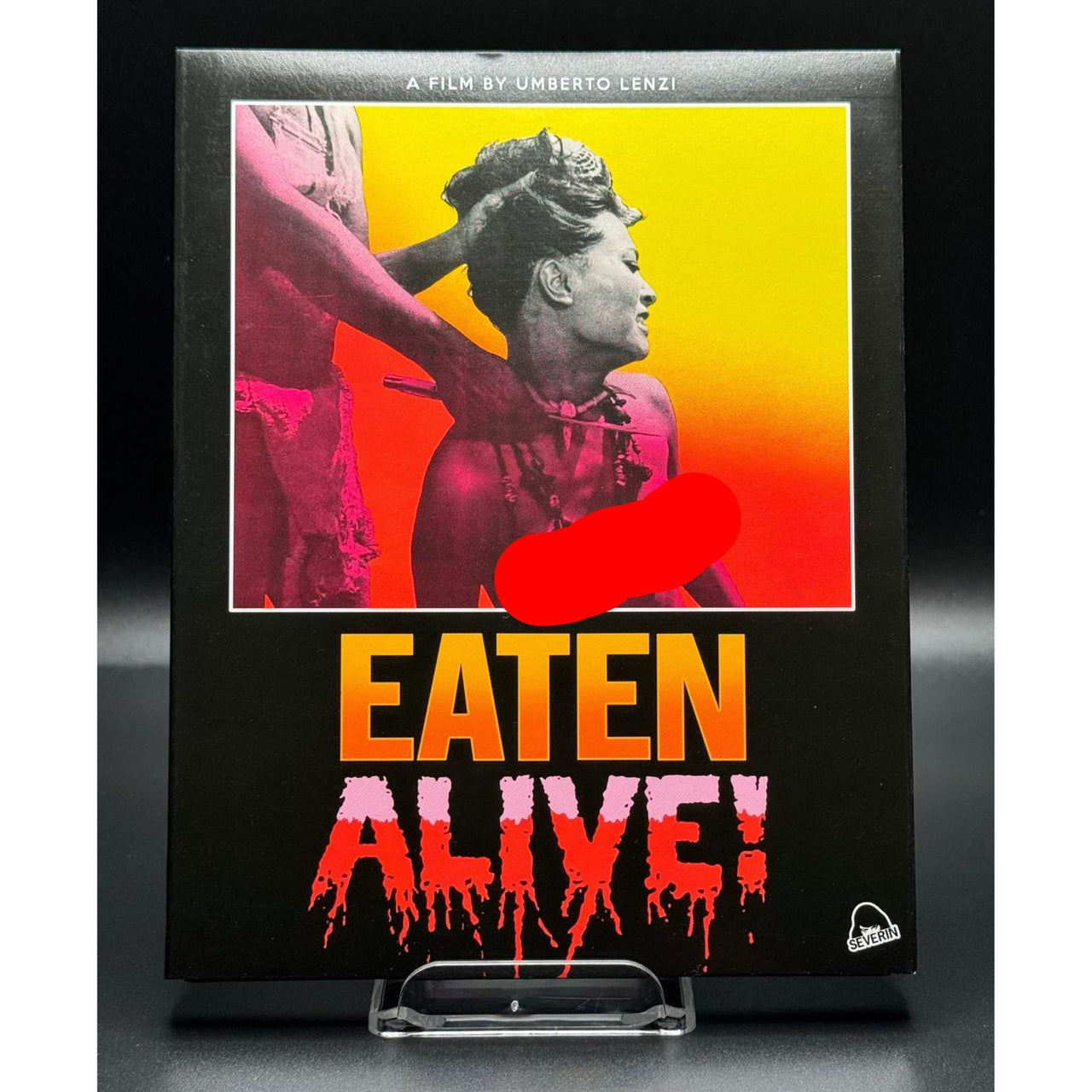 Eaten Alive Blu-ray 2-disc set with exclusive slipcover, used condition.