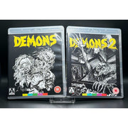 Demons + Demons 2 Blu-ray bundle, used, Region B, Arrow Films.