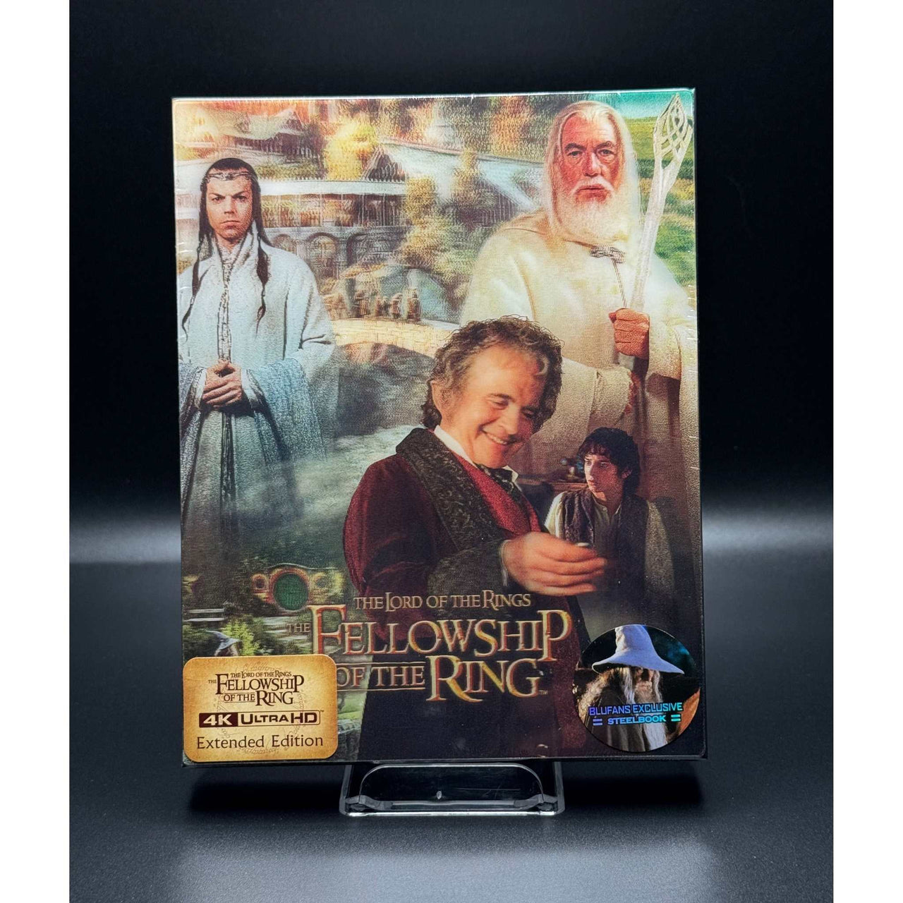 Lord of the Rings Trilogy 4K UHD Extended Editions Limited Edition Steelbooks with Double Lenticular Full Slip.