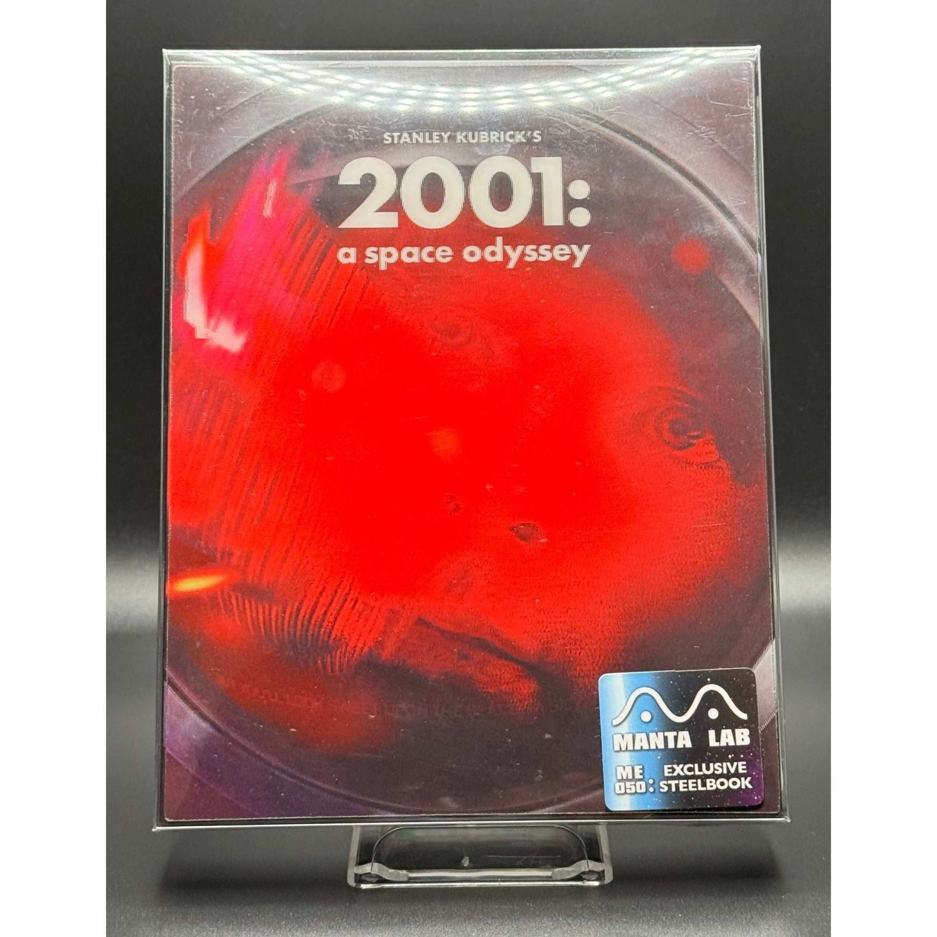 2001: A Space Odyssey 4K UHD Used Exclusive Limited Edition Steelbook with Double Lenticular Full Slip by Manta Lab.