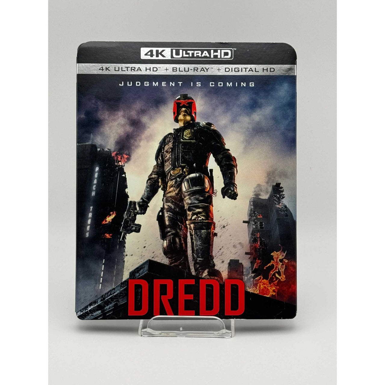 Dredd 4K UHD + Blu-Ray front slipcover