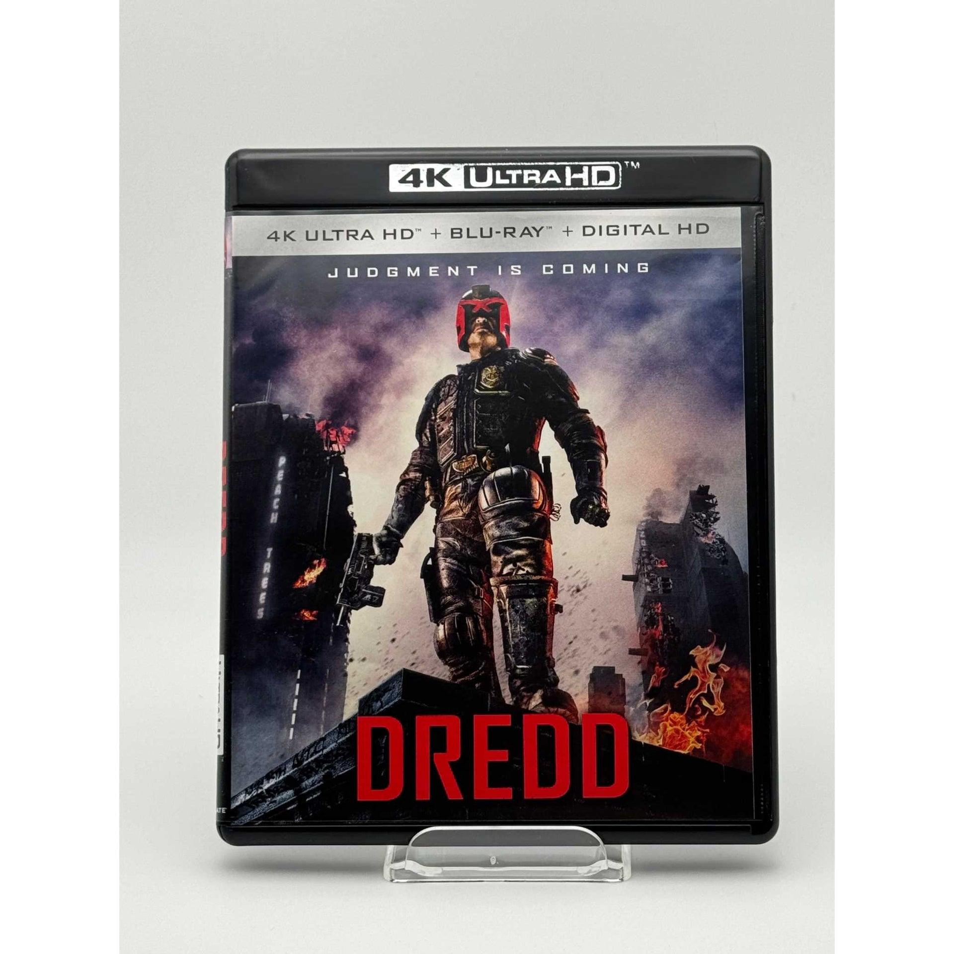 Dredd 4K UHD + Blu-Ray front cover