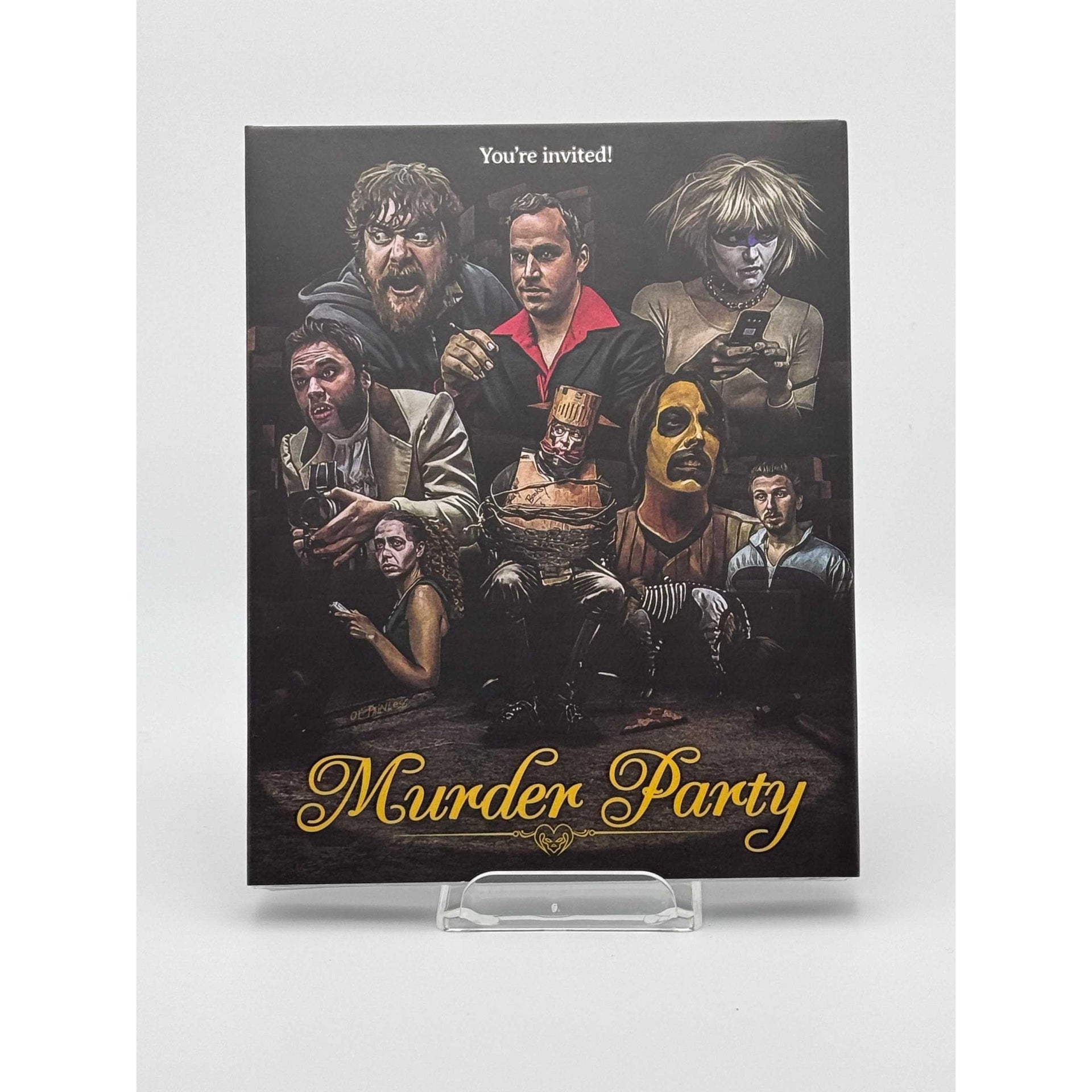 Magnolia Pictures: Murder Party Blu-Ray with Slipcover front cover picture live