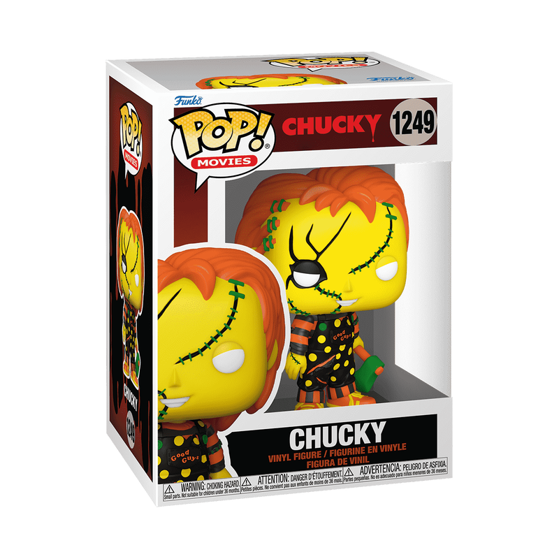 FUNKO POP! Movies: Chucky Vintage Halloween w/ Axe - Chucky image of product in box