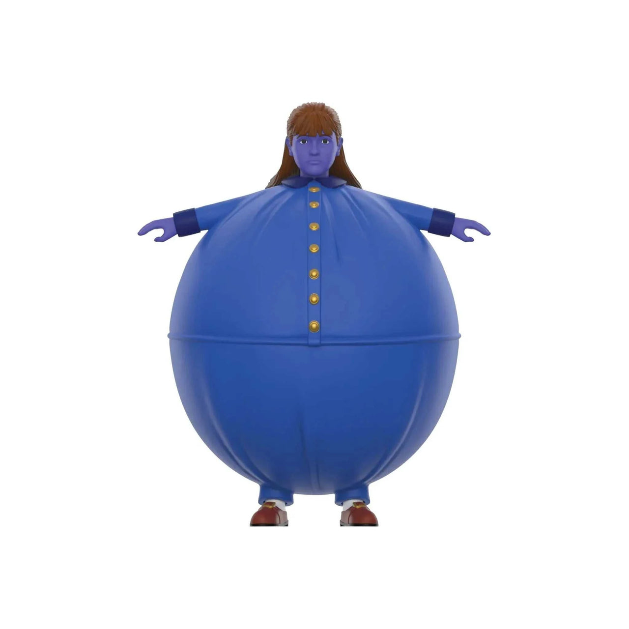 Super7 - Willy Wonka & the Chocolate Factory - ReAction Figures Wave 3 - Violet Beauregarde (Blueberry) image of product unboxed