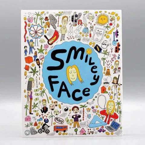 Smiley Face Blu-Ray cover with colorful doodles and illustrations surrounding the title.