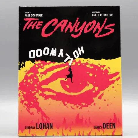 IFC Films - The Canyons Blu-Ray with slipcover featuring dramatic artwork.