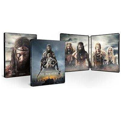 The Northman Limited Edition Steelbook 4K Ultra HD + Blu-Ray movie covers packaging shot