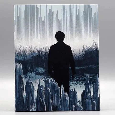 Shudder - The Strings Blu-Ray with slipcover showing silhouette in chilling winter landscape.