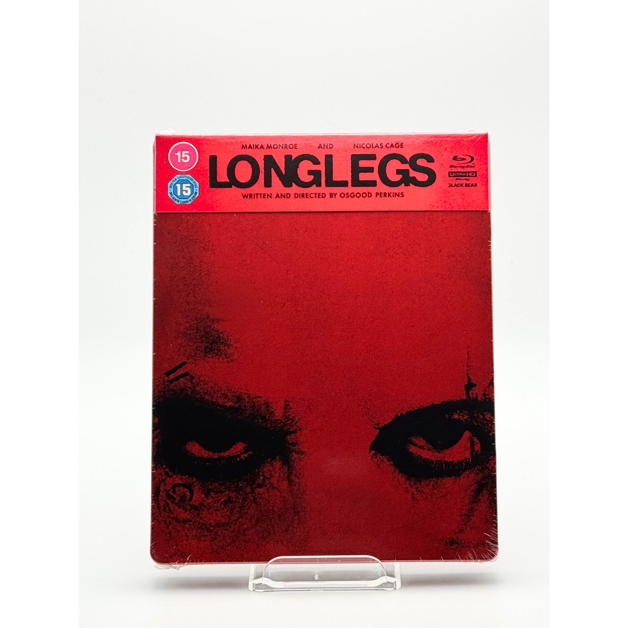 Longlegs Limited Edition Steelbook 4K Ultra HD + Blu-Ray live front cover picture