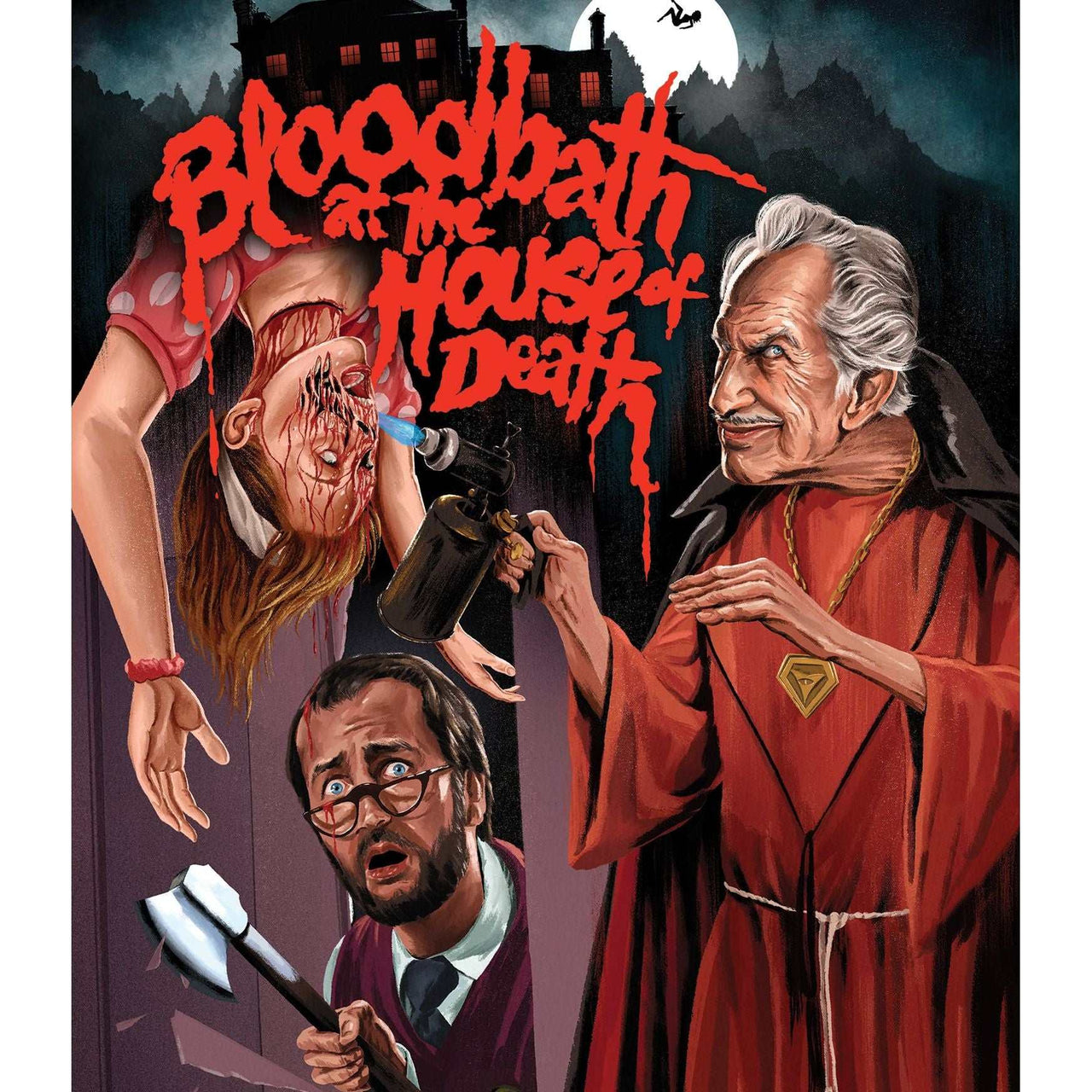 Vinegar Syndrome: Bloodbath at the House of Death Blu-Ray with Slipcover movie cover