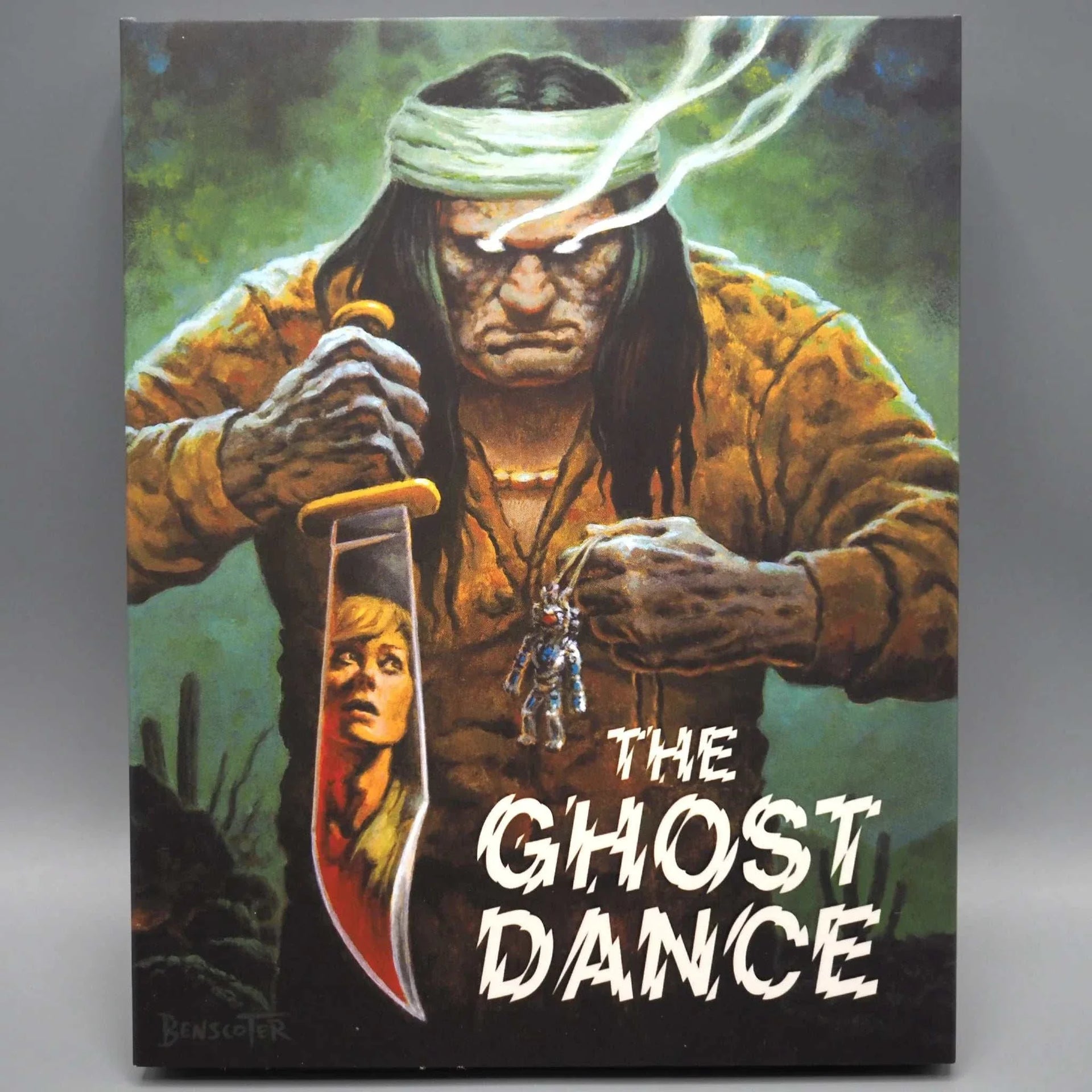 Vinegar Syndrome The Ghost Dance Blu-Ray with Slipcover front cover image