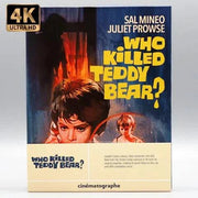 Cinématographe 4K UHD Blu-Ray of "Who Killed Teddy Bear" with slipcase, featuring mid-60s New York thriller.