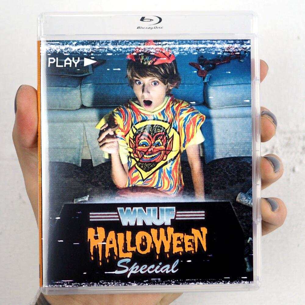 WNUF Halloween Special Blu-Ray with 2023 Slipcover, horror-themed packaging.