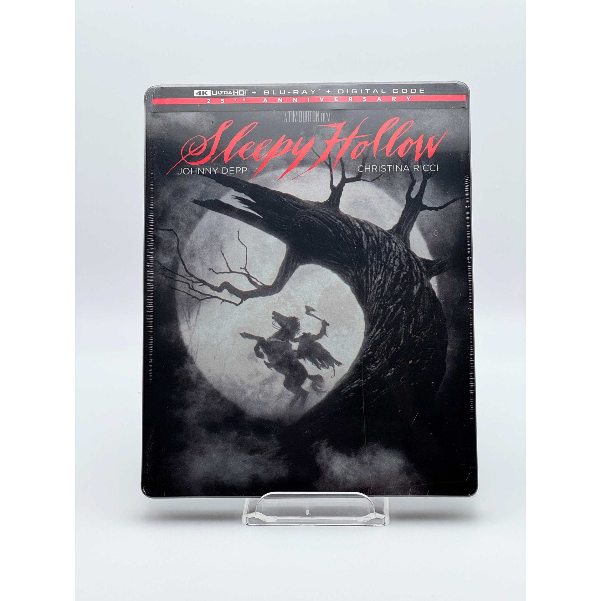 Sleepy Hollow 4K UHD + Blu-Ray + Digital Limited 25th Anniversary Edition Steelbook live front cover image