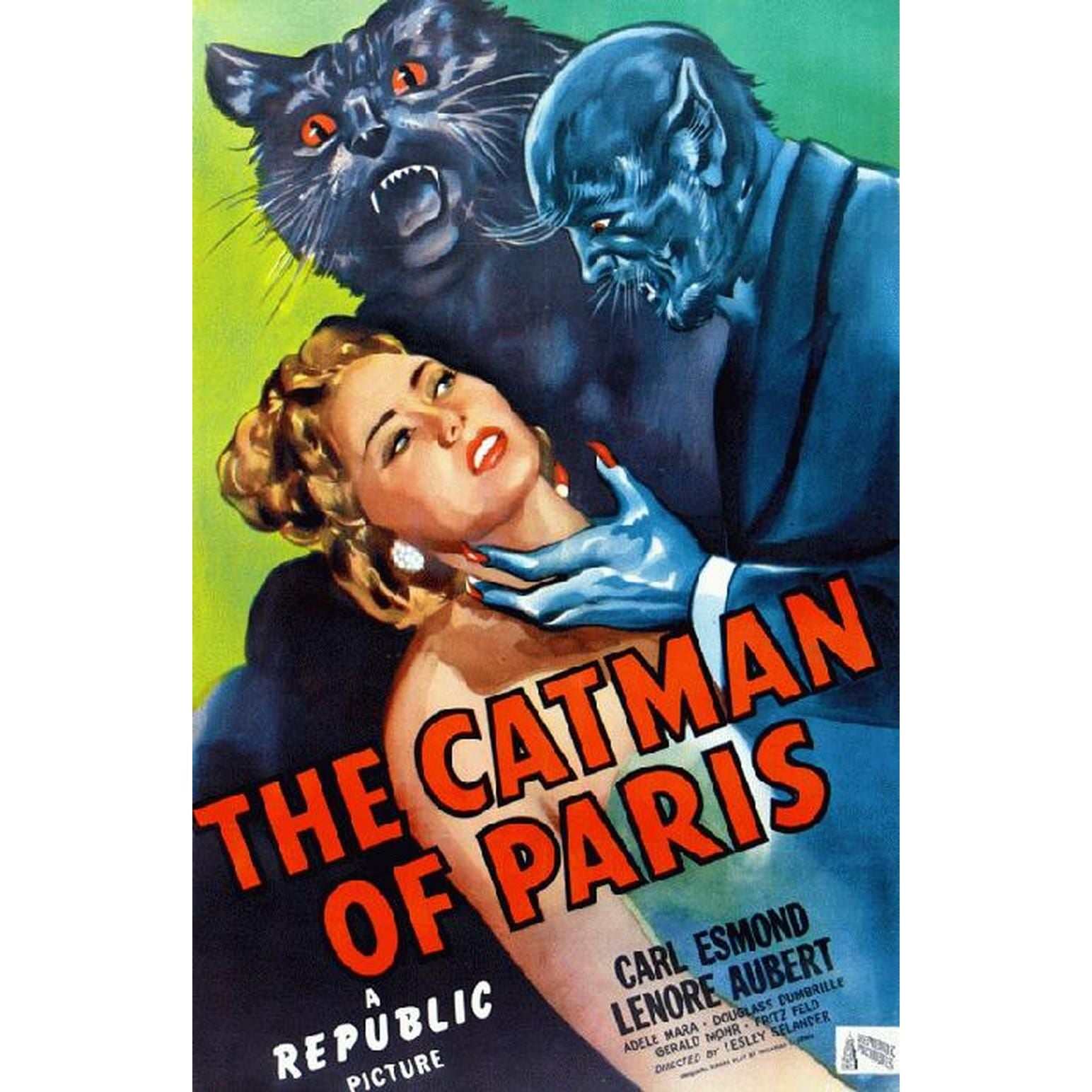 11x17 Poster from the movie The Catman of Paris