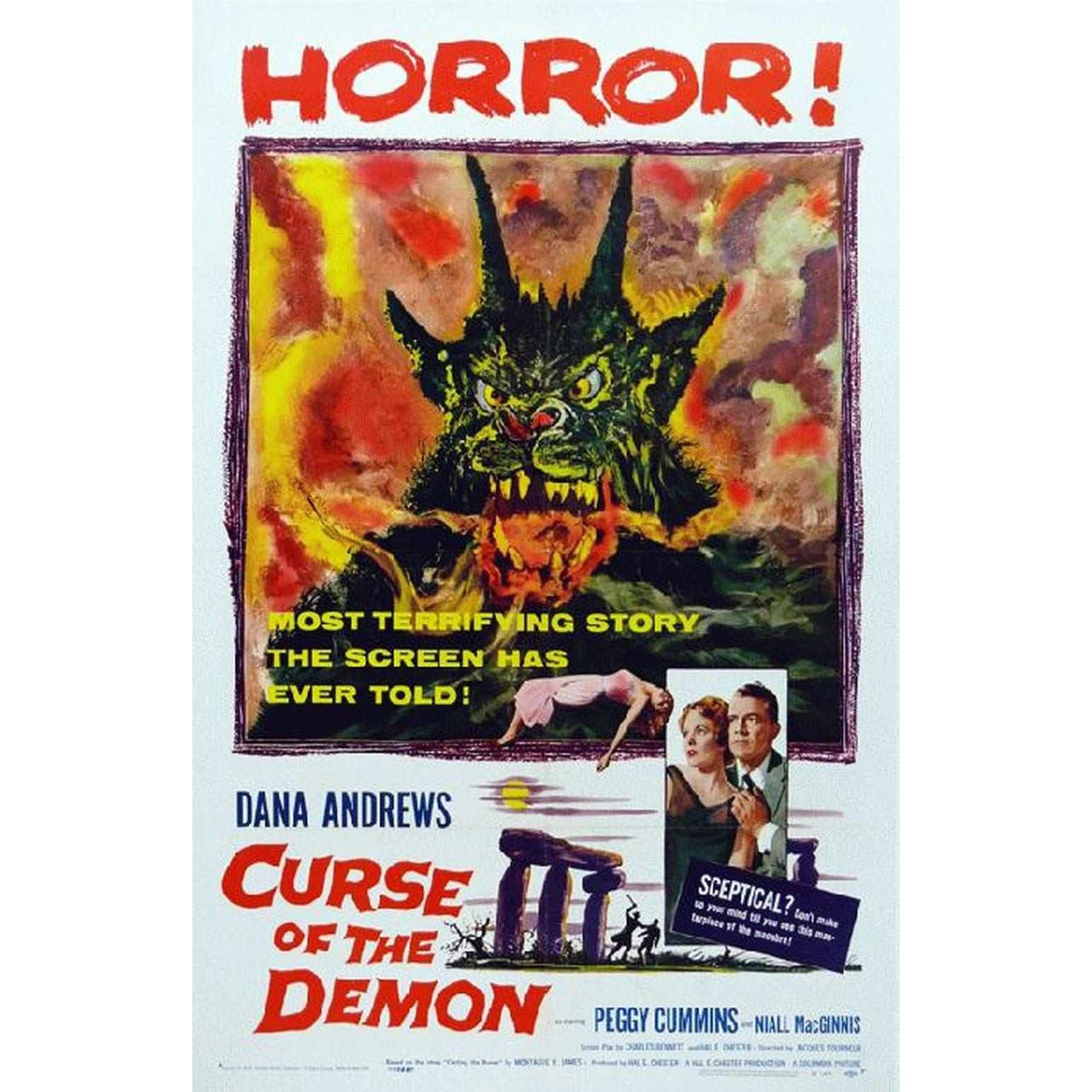 11x17 Poster from the movie Curse of the Demon