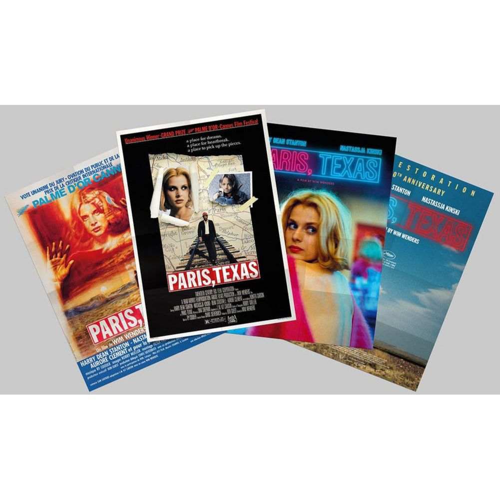 Paris, Texas - 4K Ultra HD + Blu-Ray Limited Edition with slipcase featuring multiple posters.