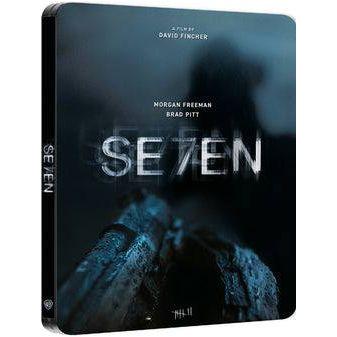 Se7en (Seven) Limited Steelbook 4K UHD Blu-Ray with commentary and extra scenes.