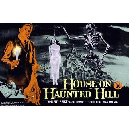 11x17 Poster from the movie House on Haunted Hill (1959)