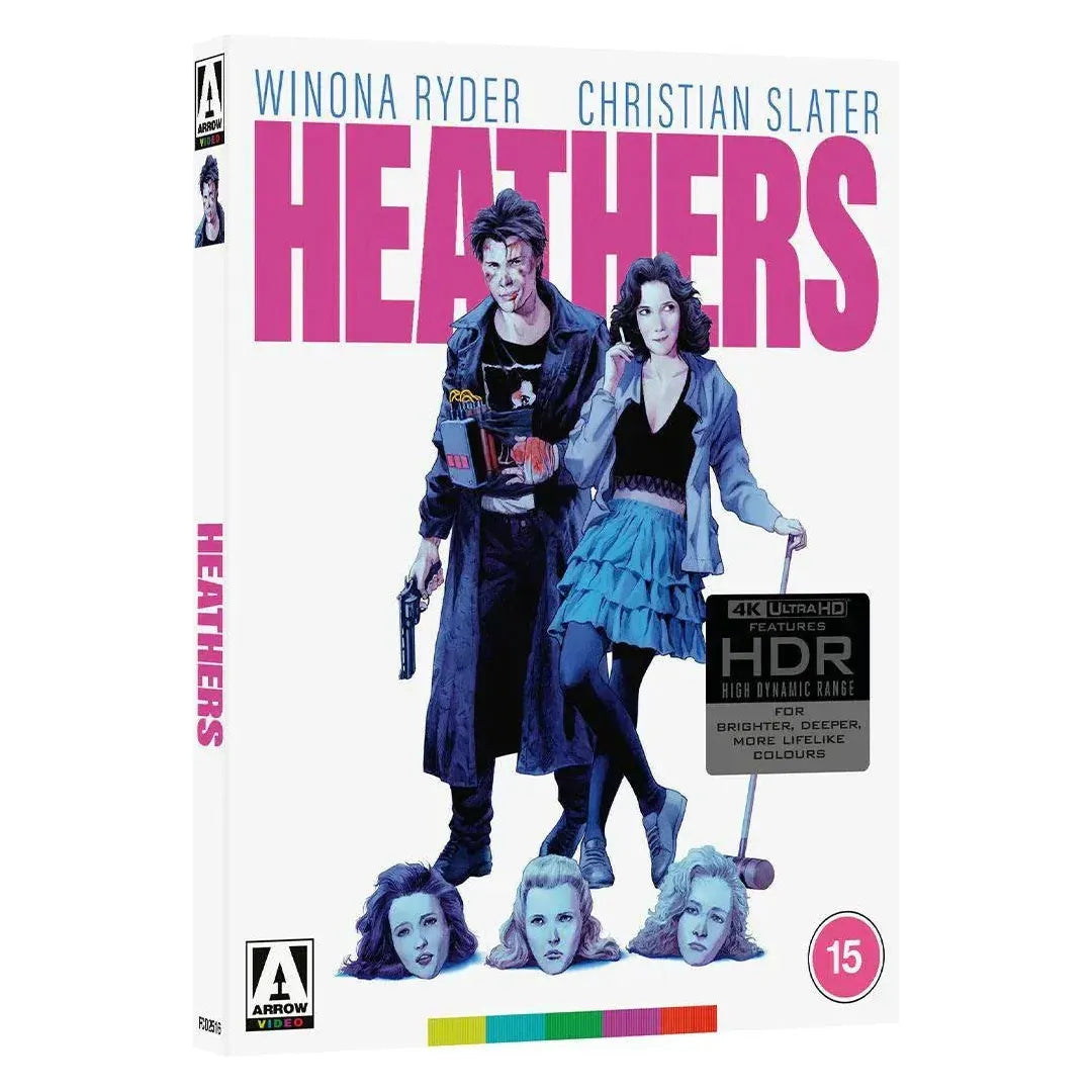 Heathers Limited Edition 4K Ultra HD Blu-ray with slipcover and extras.