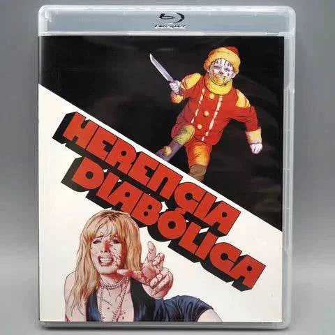 Degausser Video - Herencia Diabólica Blu-Ray with slipcover featuring sinister clown doll artwork.