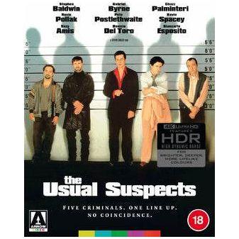 The Usual Suspects Limited Edition 4K Ultra HD slipcover with extras.