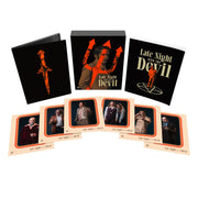 Late Night With The Devil Limited Edition 4K Ultra HD + Blu-Ray set with slipcase and art cards.