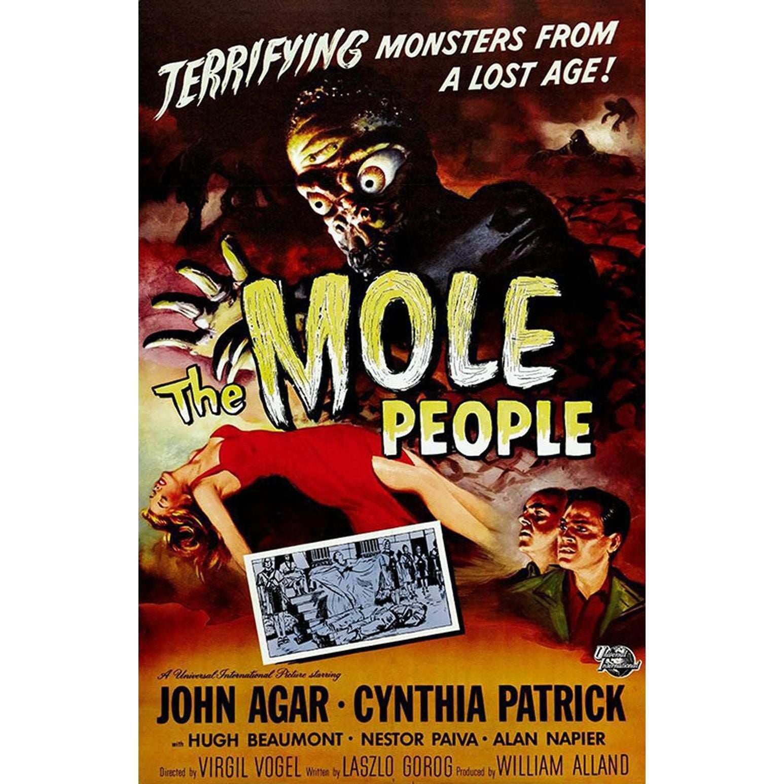 11x17 Poster from the movie The Mole People