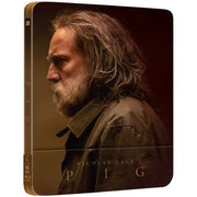 Pig Limited Edition Steelbook Blu-Ray with Nicolas Cage on cover.