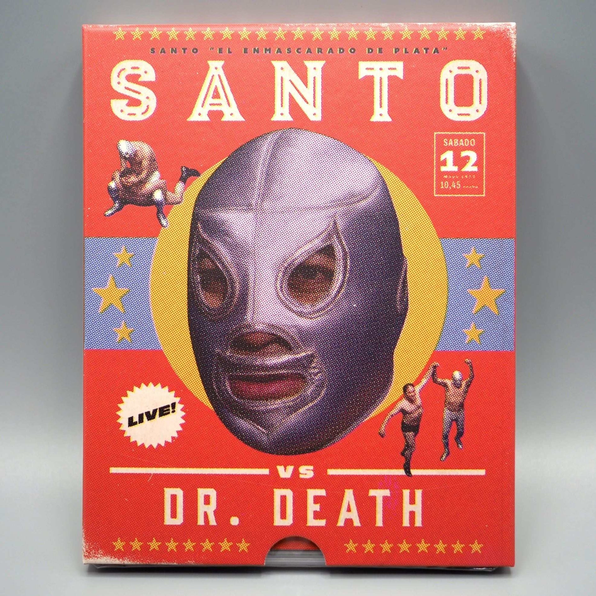 Vinegar Syndrome Archive Santo vs. Doctor Death Blu-Ray with Slipcover movie cover