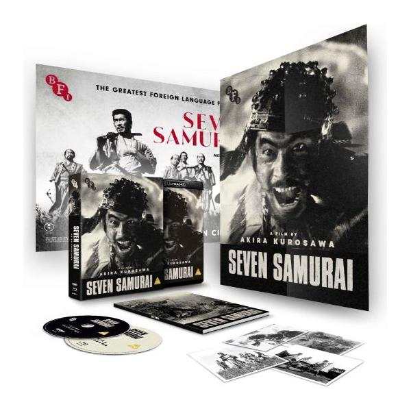 Seven Samurai Limited Edition 4K Ultra HD + Blu-ray full packaging with extras image