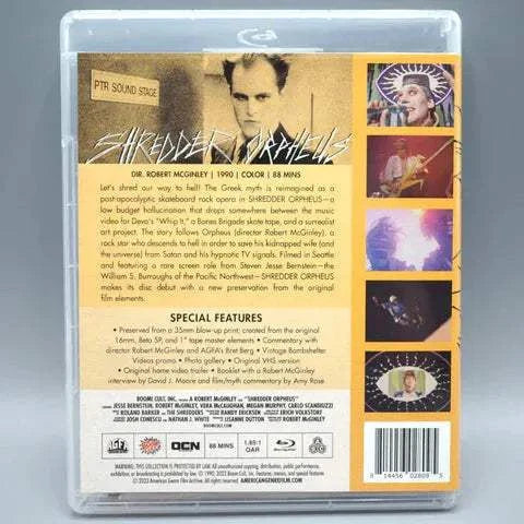 American Genre Film Archive Shredder Orpheus Blu-Ray with Slipcover and Special Features.